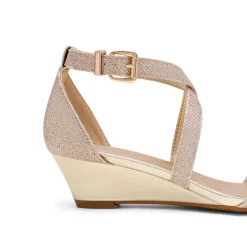 Open Toe Low Heel Wedge Sandals