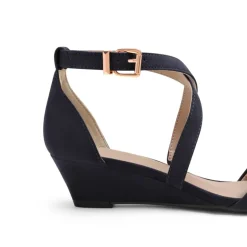 Open Toe Low Heel Wedge Sandals