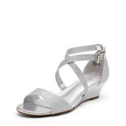 Open Toe Low Heel Wedge Sandals