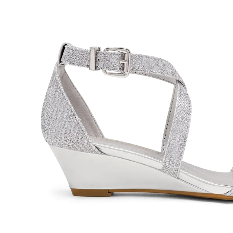 Open Toe Low Heel Wedge Sandals