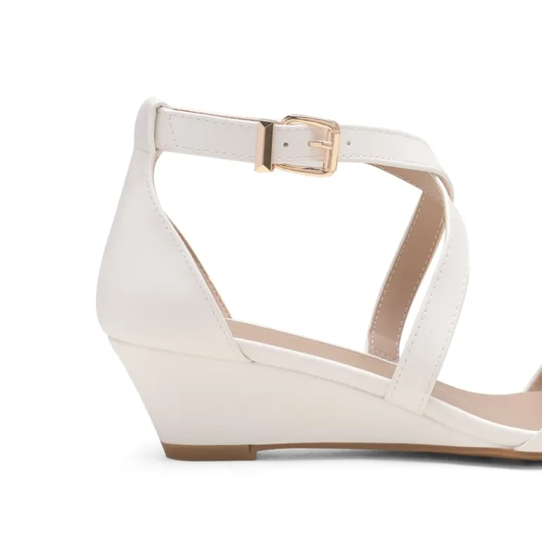 Open Toe Low Heel Wedge Sandals