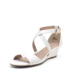 Open Toe Low Heel Wedge Sandals