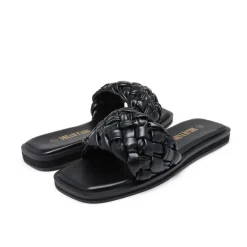Open Toe Slide Flat Sandals