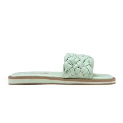 Open Toe Slide Flat Sandals