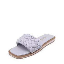 Open Toe Slide Flat Sandals
