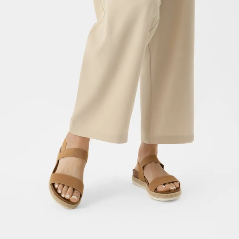 Open Toe Strap Espadrille Platform Sandals
