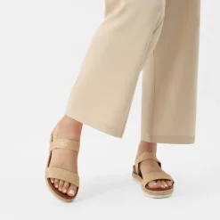 Open Toe Strap Espadrille Platform Sandals
