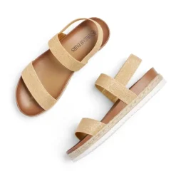 Open Toe Strap Espadrille Platform Sandals
