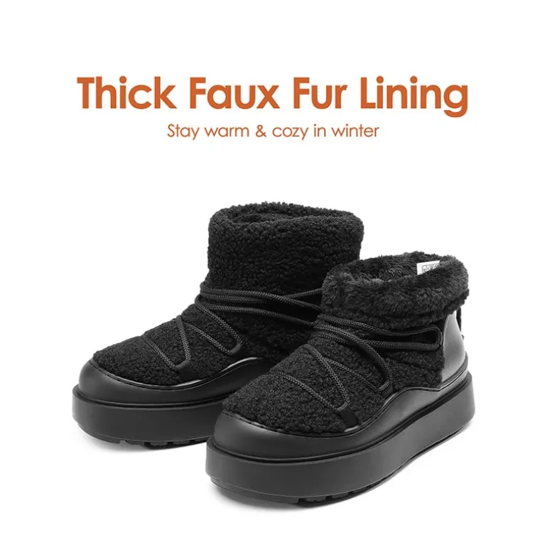 Outdoor Faux Fur Snow boots