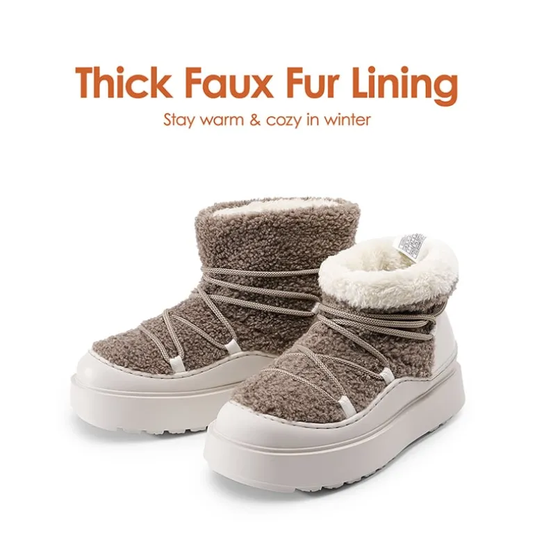 Outdoor Faux Fur Snow boots