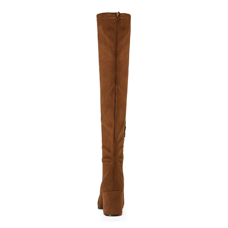 Over the knee Block Heel Boots