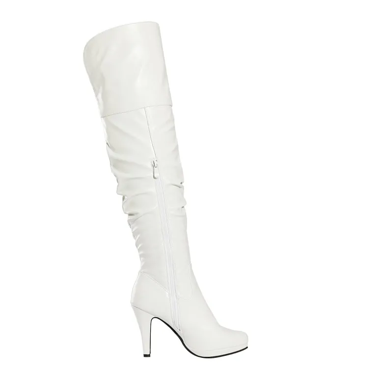 Over The Knee Chunky Heel Boots