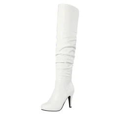Over The Knee Chunky Heel Boots