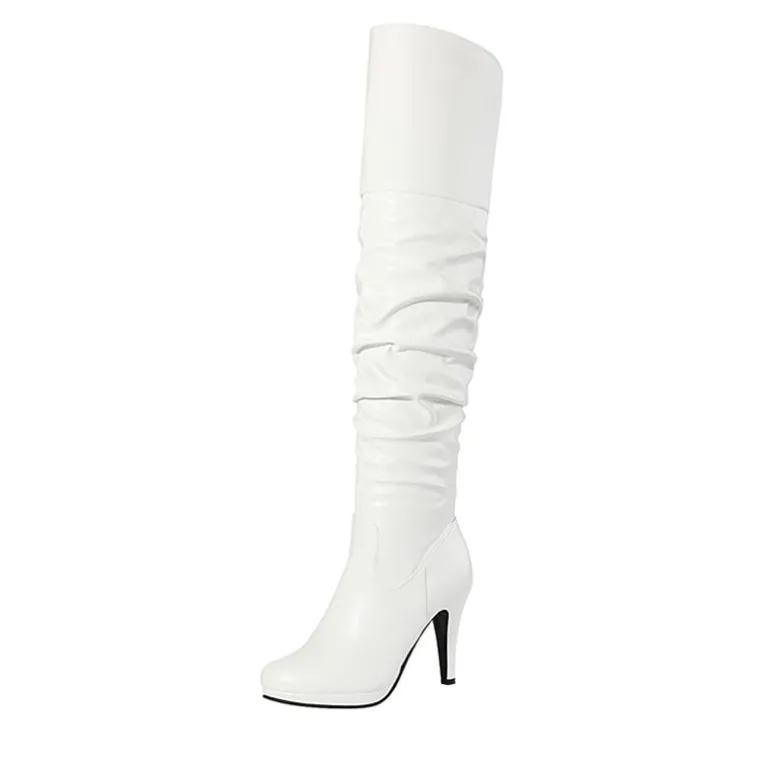Over The Knee Chunky Heel Boots