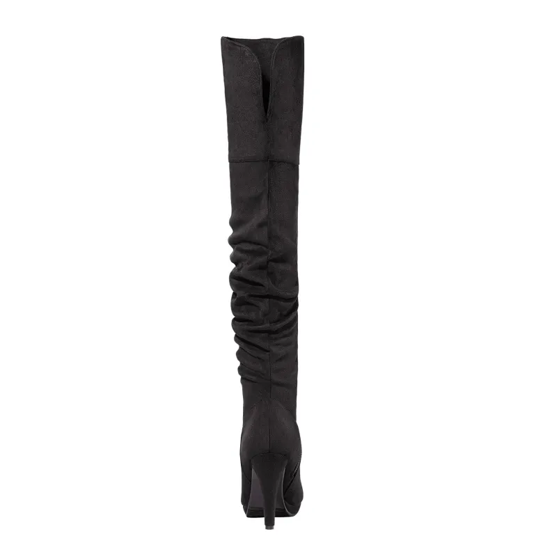 Over The Knee Chunky Heel Boots