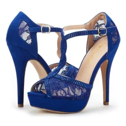 Peep Toe High Heel Platform Sandals