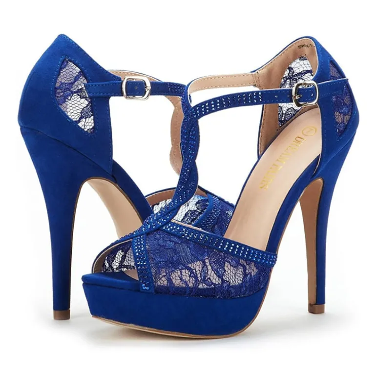 Peep Toe High Heel Platform Sandals