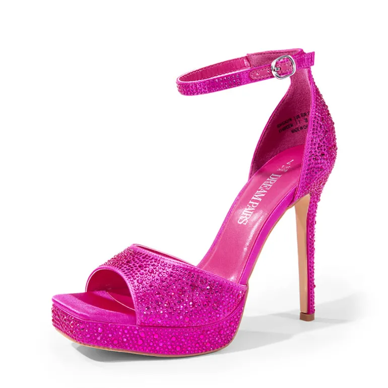 Peep Toe Stiletto Heel Sandals