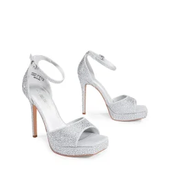 Peep Toe Stiletto Heel Sandals