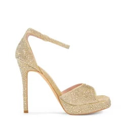 Peep Toe Stiletto Heel Sandals