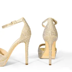 Peep Toe Stiletto Heel Sandals
