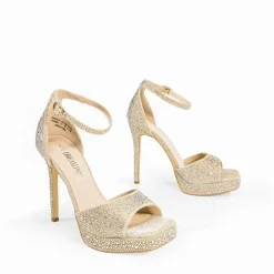 Peep Toe Stiletto Heel Sandals