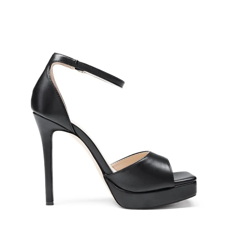 Peep Toe Stiletto Heel Sandals
