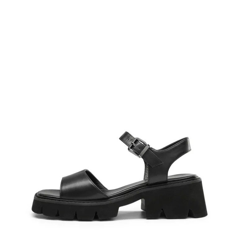 Platform Ankle Strap Chunky Heel Sandals