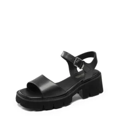 Platform Ankle Strap Chunky Heel Sandals