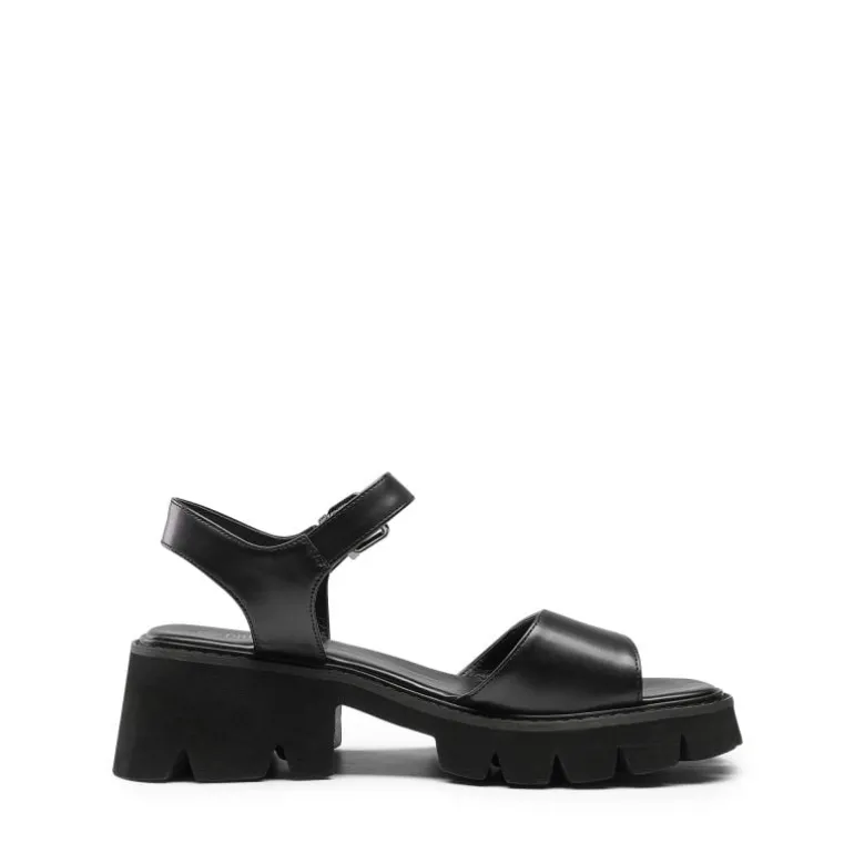 Platform Ankle Strap Chunky Heel Sandals