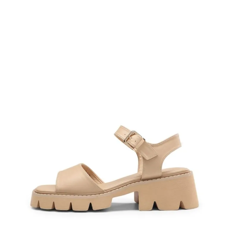 Platform Ankle Strap Chunky Heel Sandals