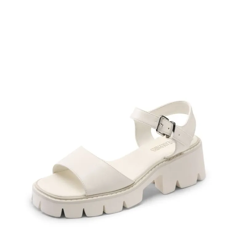 Platform Ankle Strap Chunky Heel Sandals