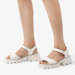 Platform Ankle Strap Chunky Heel Sandals