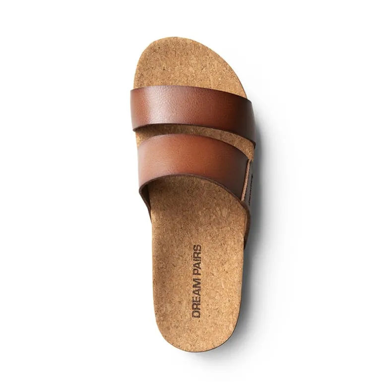 Platform Arch Support Slide Sandals