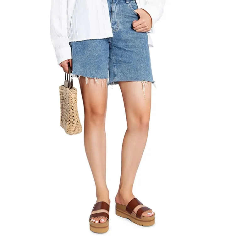 Platform Arch Support Slide Sandals