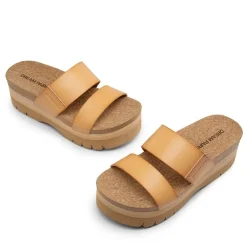 Platform Arch Support Slide Sandals