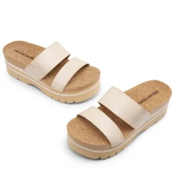 Platform Arch Support Slide Sandals