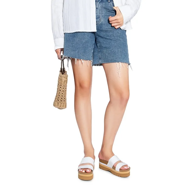 Platform Arch Support Slide Sandals