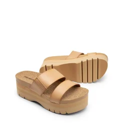 Platform Arch Support Slide Sandals