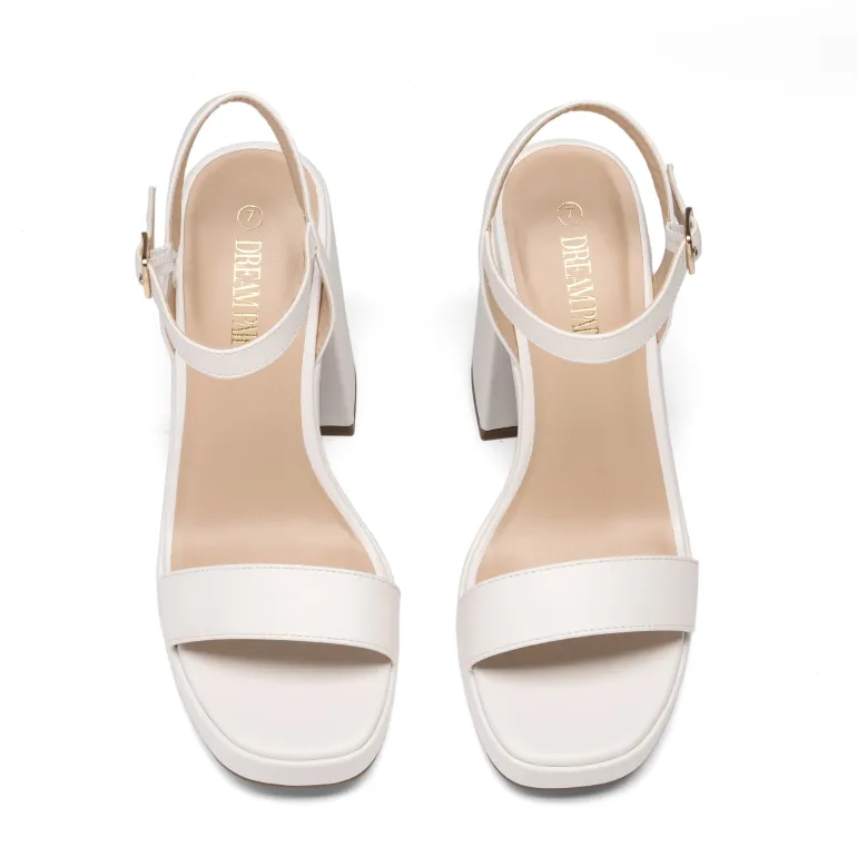 Platform Chunky High Heel Sandals