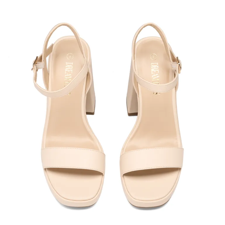 Platform Chunky High Heel Sandals