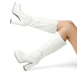 Platform Chunky Knee High Boots