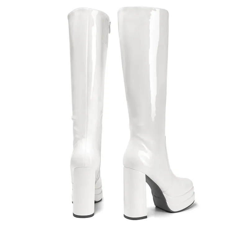 Platform Chunky Knee High Boots
