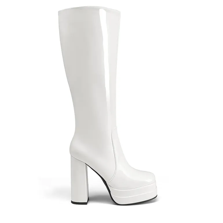 Platform Chunky Knee High Boots