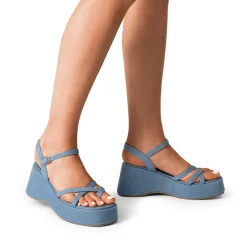 Platform Cork Wedge Sandals