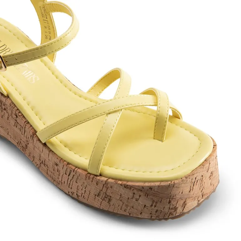 Platform Cork Wedge Sandals