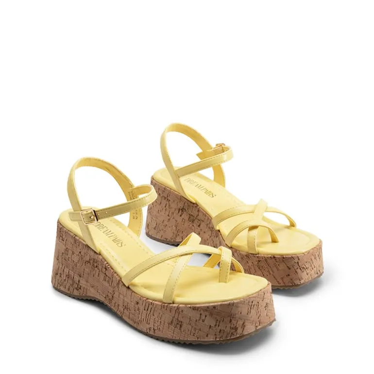 Platform Cork Wedge Sandals