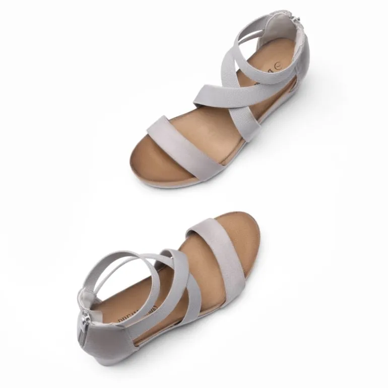 Platform Elastic Wedge Sandals