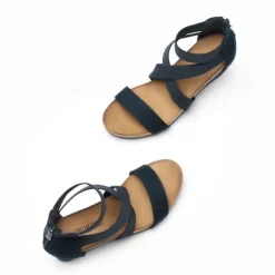 Platform Elastic Wedge Sandals