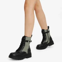 Platform Lace Up Lug Sole Combat Boots